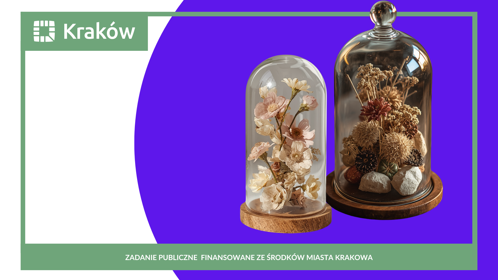 Warsztaty szklane kompozycje z suszonych kwiatów